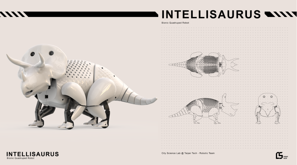 Triceratops robot platform equipped with a RGB-D camera for visual navigation